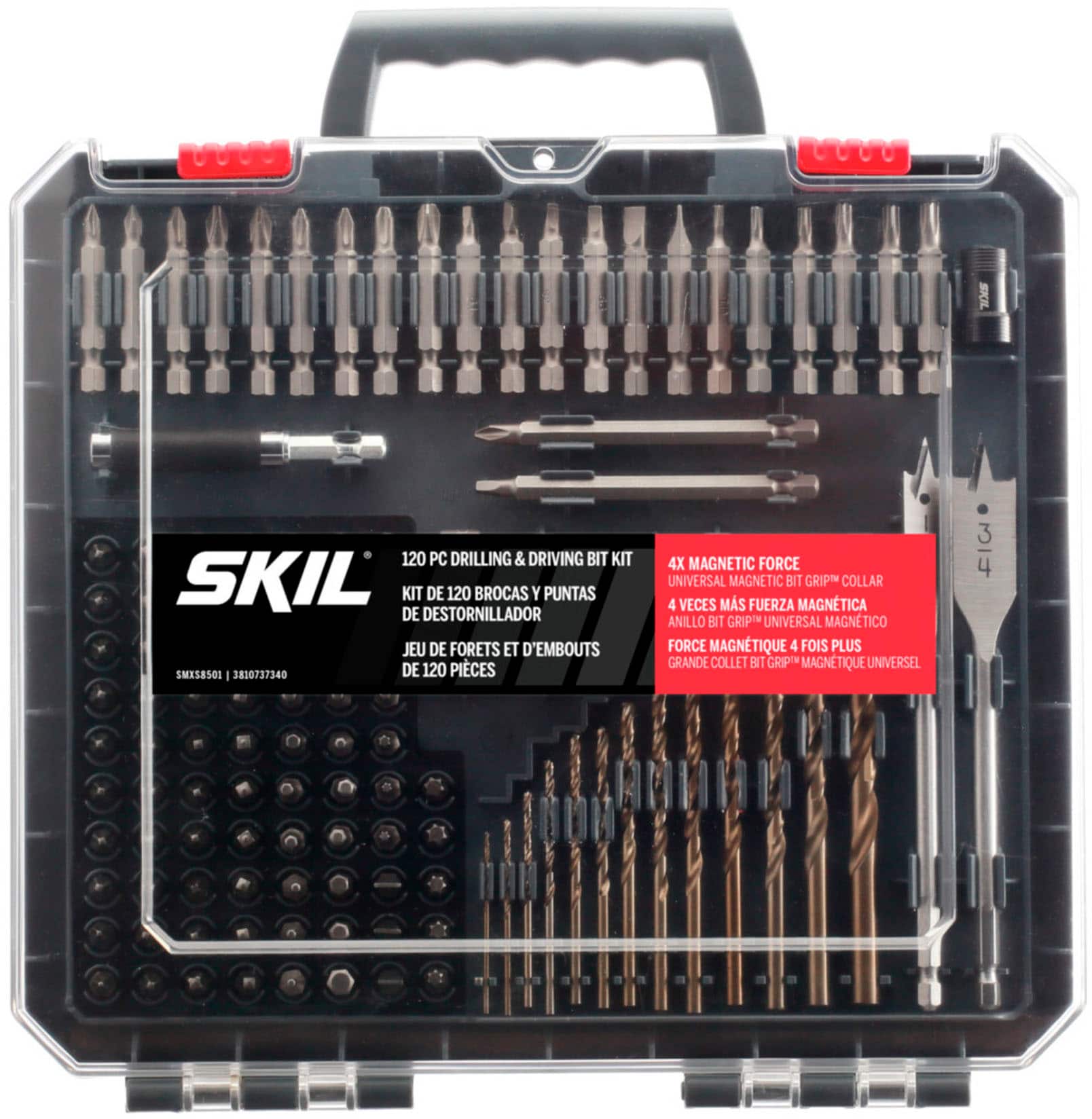 Skil - 120-Pc Drilling & Driving Bit Set - Gray - Front_Zoom