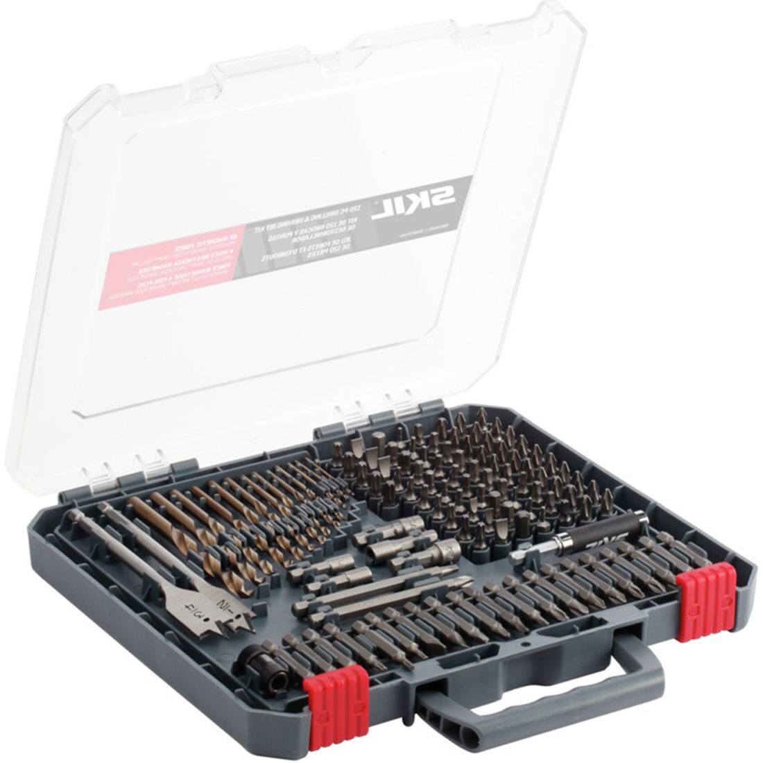 Alt View 11. Skil - 120-Pc Drilling & Driving Bit Set - Gray.