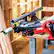 Alt View 3. Skil - PWR CORE 20 Brushless 20V 4-Tool Kit: Drill Driver, Reciprocating Saw, Circular Saw and LED Light - Red/Black.