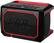 Left. Skil - PWR CORE 20V Portable Bluetooth Speaker with USB port, phone cradle, and auxiliary input - Red/Black.