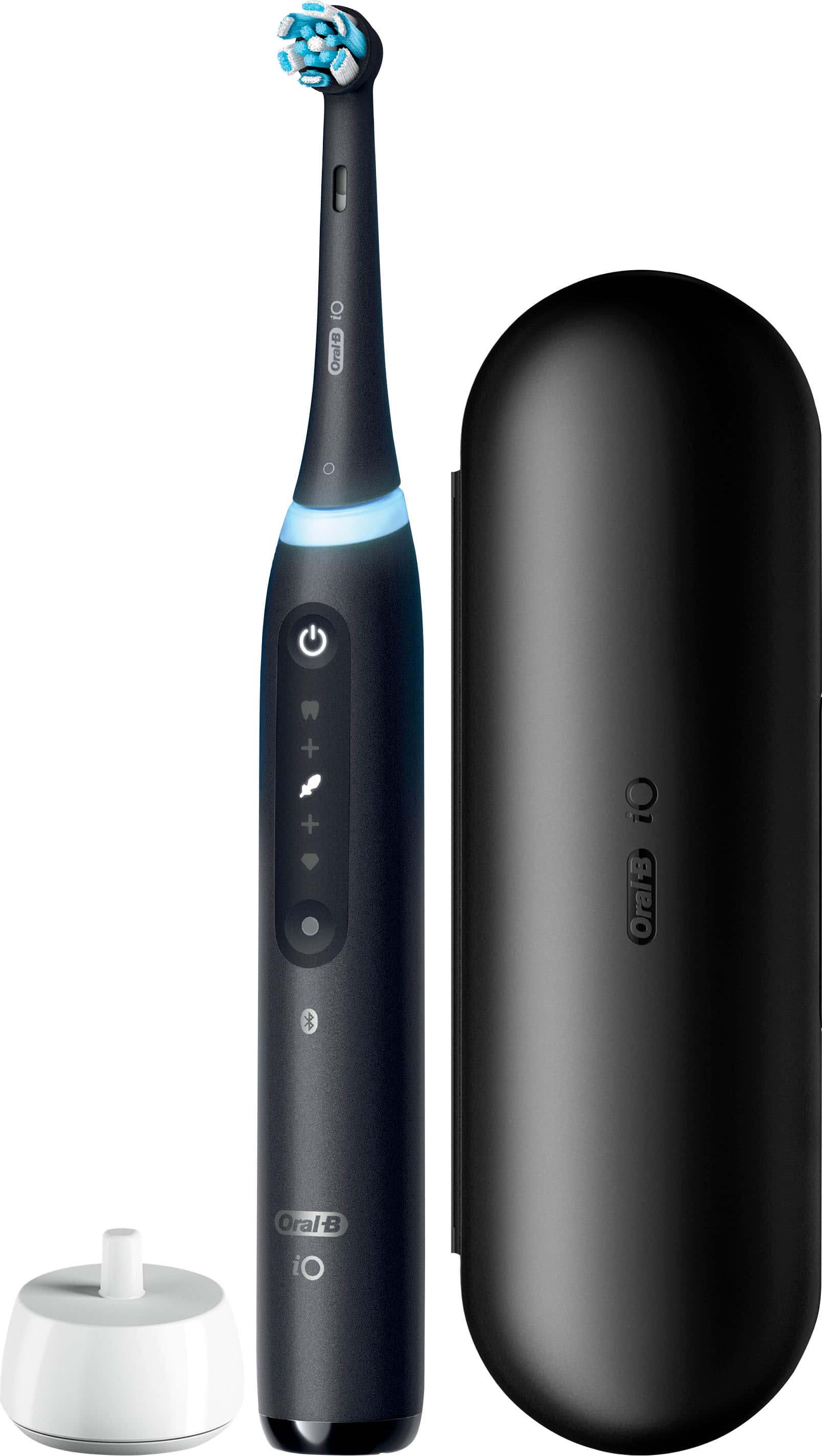 Alt View 11. Oral-B - iO Series 5 Rechargeable Electric Toothbrush w/Brush Head - Black.