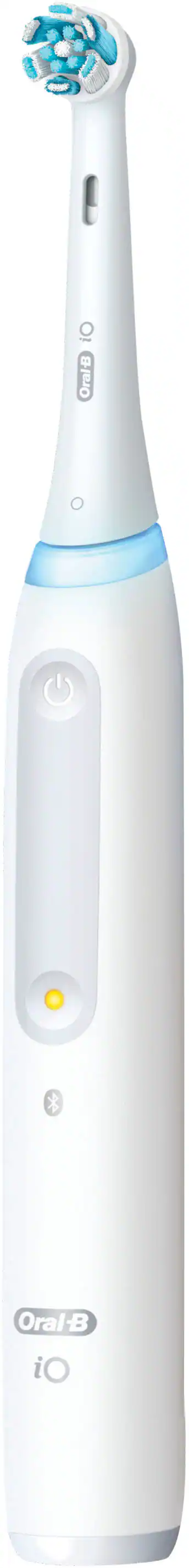 Oral-B - iO Series 4 Rechargeable Electric Toothbrush w/Brush Head - White
