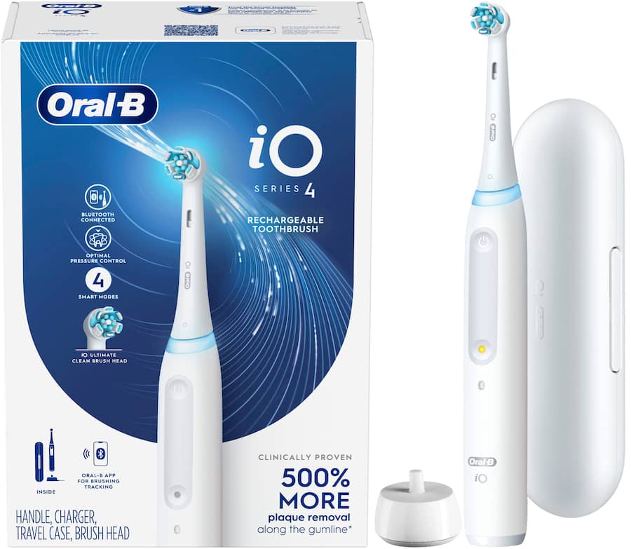 Oral B iO Series 4 Rechargeable Electric Toothbrush w/Brush Head Oral B iO Series 4 Rechargeable Electric Toothbrush w/Brush Head