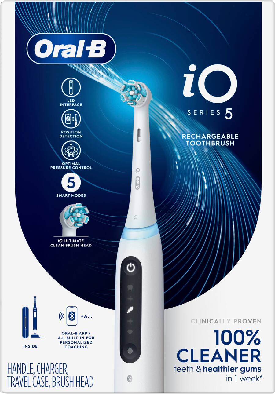Oral B iO Series 5 Rechargeable Electric Toothbrush w/Brush Oral B iO Series 5 Rechargeable Electric Toothbrush w/Brush