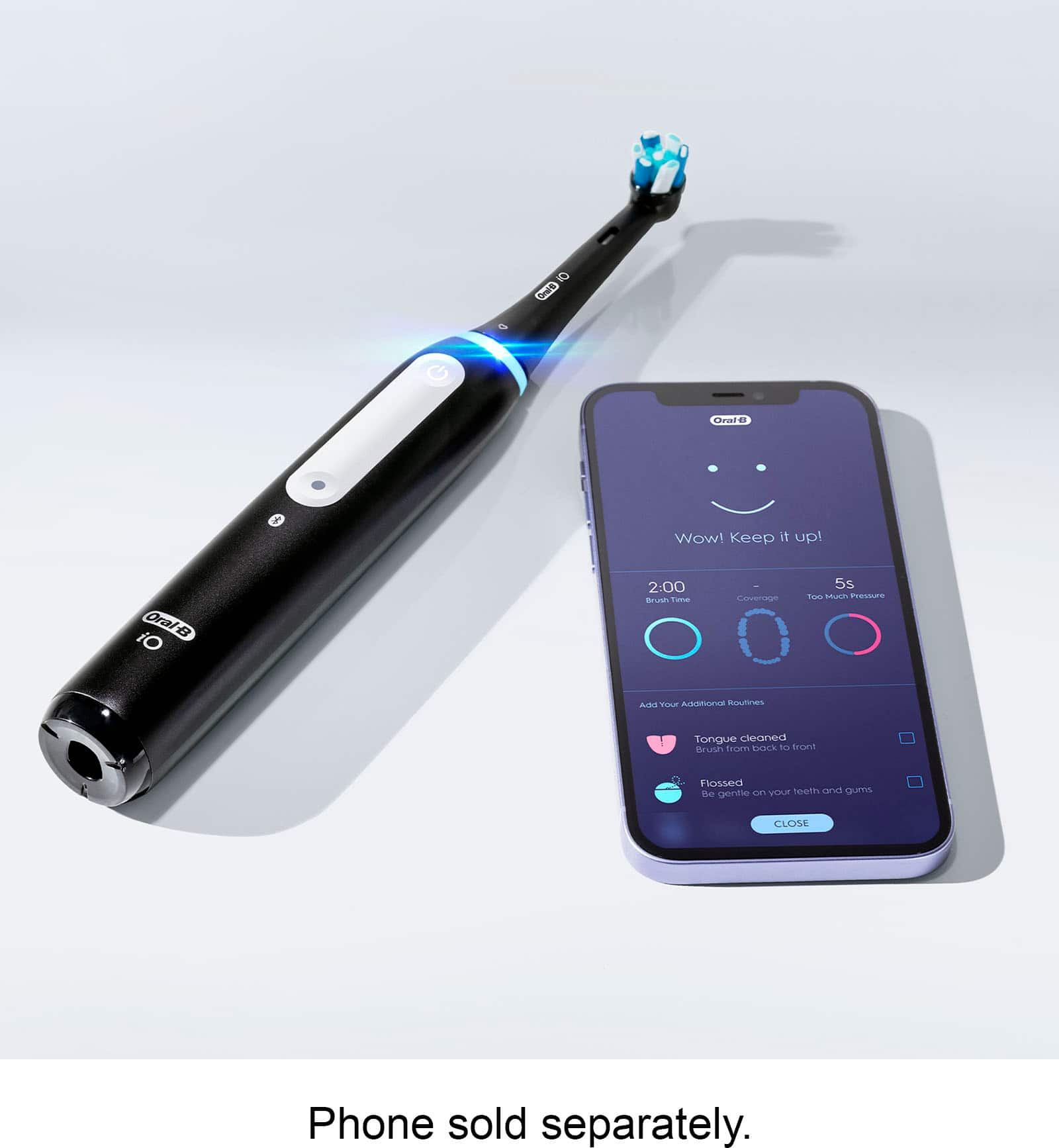 Oral-B iO Series 9 Connected Rechargeable Electric Toothbrush Onyx Black  IO9 M9.4B2.2A BK - Best Buy