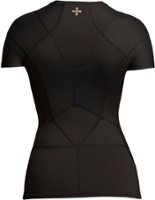 Tommie Copper - Women's Short Sleeve Shoulder Shirt - Black - Front_Zoom