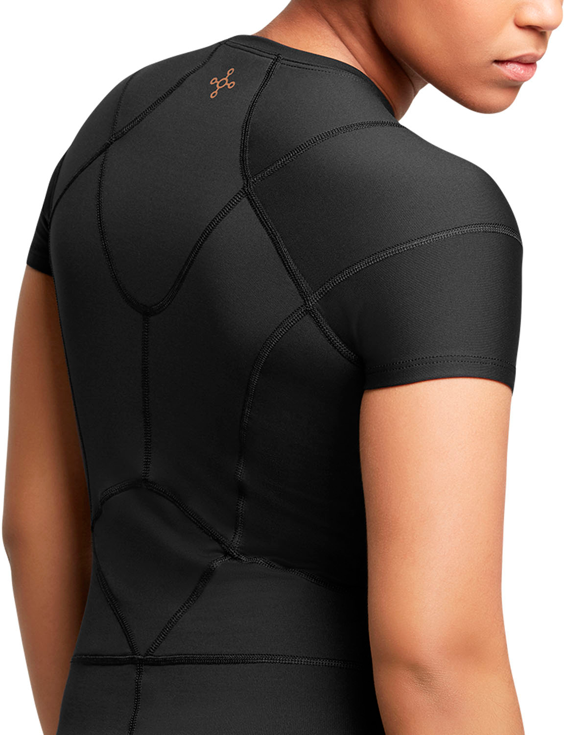 Tommie Copper Womens Full Zip Compression Shirt w/ Back Support