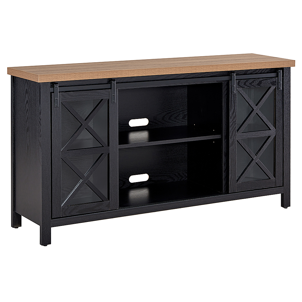 Angle View: Camden&Wells - Clementine TV Stand for Most TVs up to 65" - Black Grain/Golden Brown