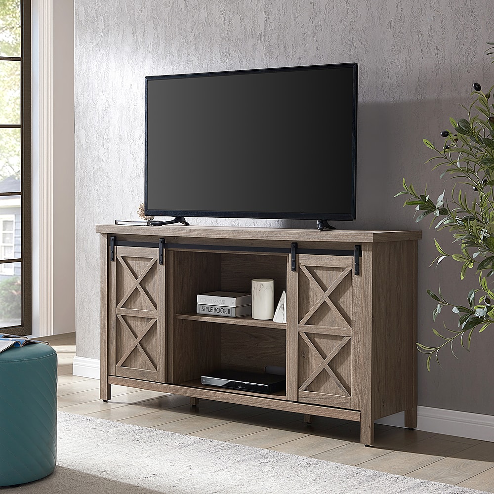 Camden&Wells – Elmwood TV Stand for Most TVs up to 65″ – Antiqued Gray Oak Sansujyuku sansujyuku.com