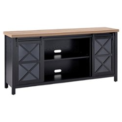 Camden&Wells - Clementine TV Stand for Most TVs up to 80" - Black Grain/Golden Brown - Angle_Zoom