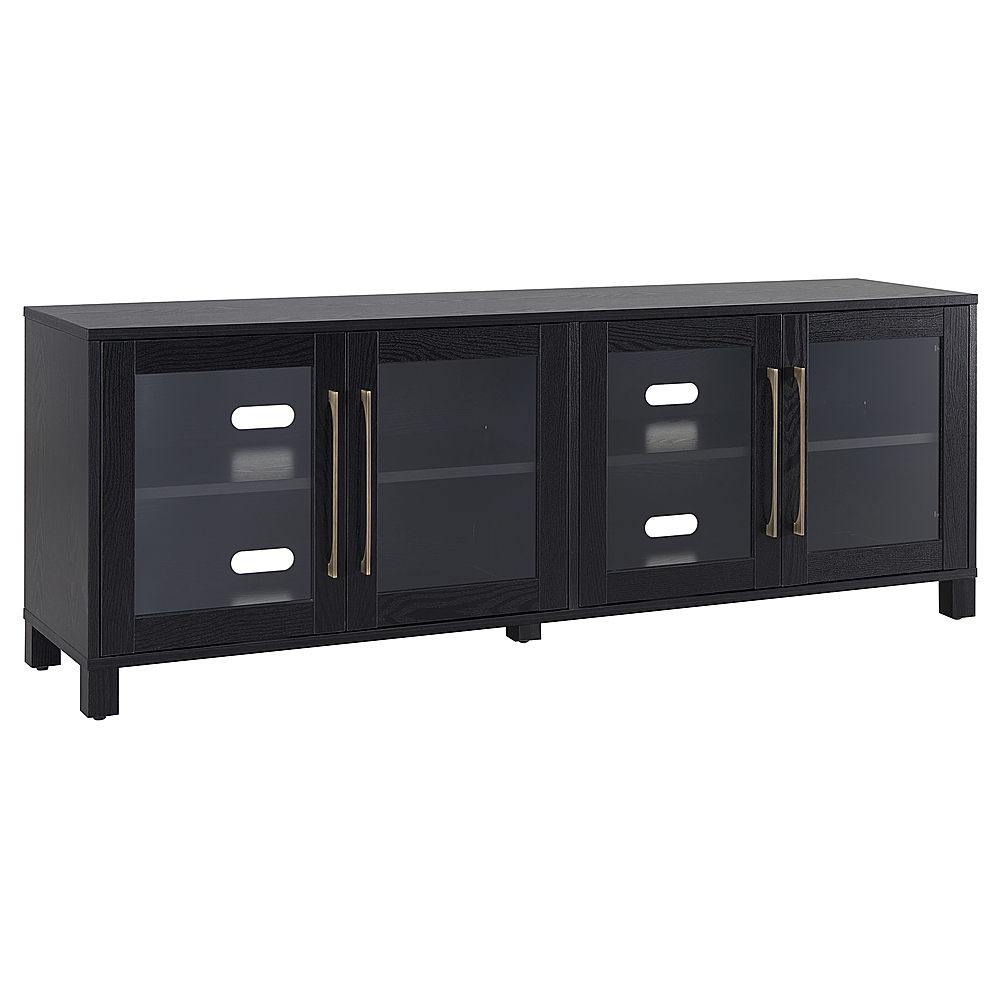 Angle View: Camden&Wells - Quincy TV Stand for Most TVs up to 75" - Black Grain