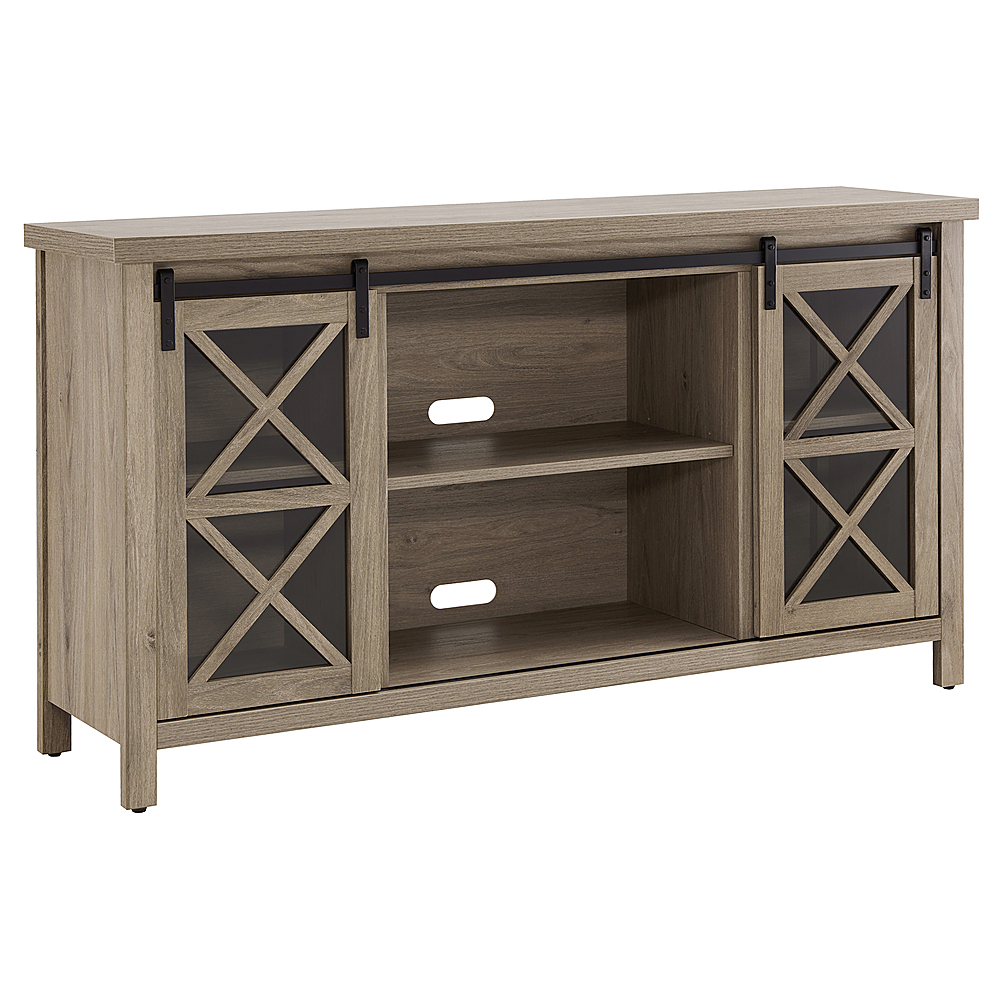 Angle View: Camden&Wells - Clementine TV Stand for Most TVs up to 65" - Antiqued Gray Oak