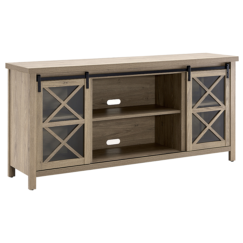 Angle View: Camden&Wells - Clementine TV Stand for Most TVs up to 75" - Antiqued Gray Oak