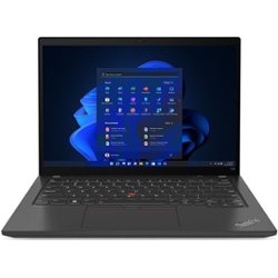 Lenovo - ThinkPad T14 Gen 3 14" Touch-Screen Notebook - AMD Ryzen 7 PRO 6850U - 16GB Memory - 512GB SSD - Thunder Black - Front_Zoom