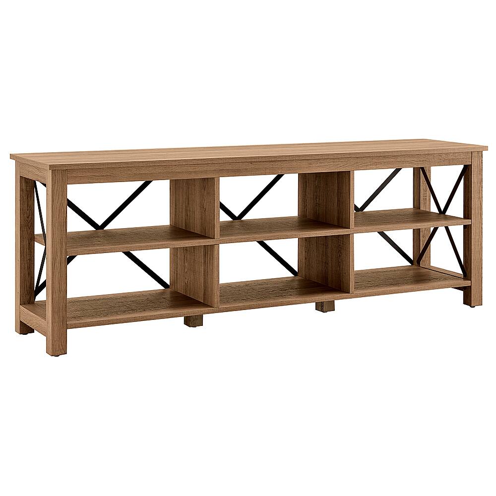 Angle View: Camden&Wells - Sawyer TV Stand for Most TVs up to 75" - Golden Brown