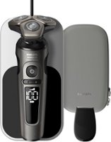 Philips Norelco - 9000 Prestige Shaver with Qi Charging Pad and Premium Case - Black - Angle_Zoom