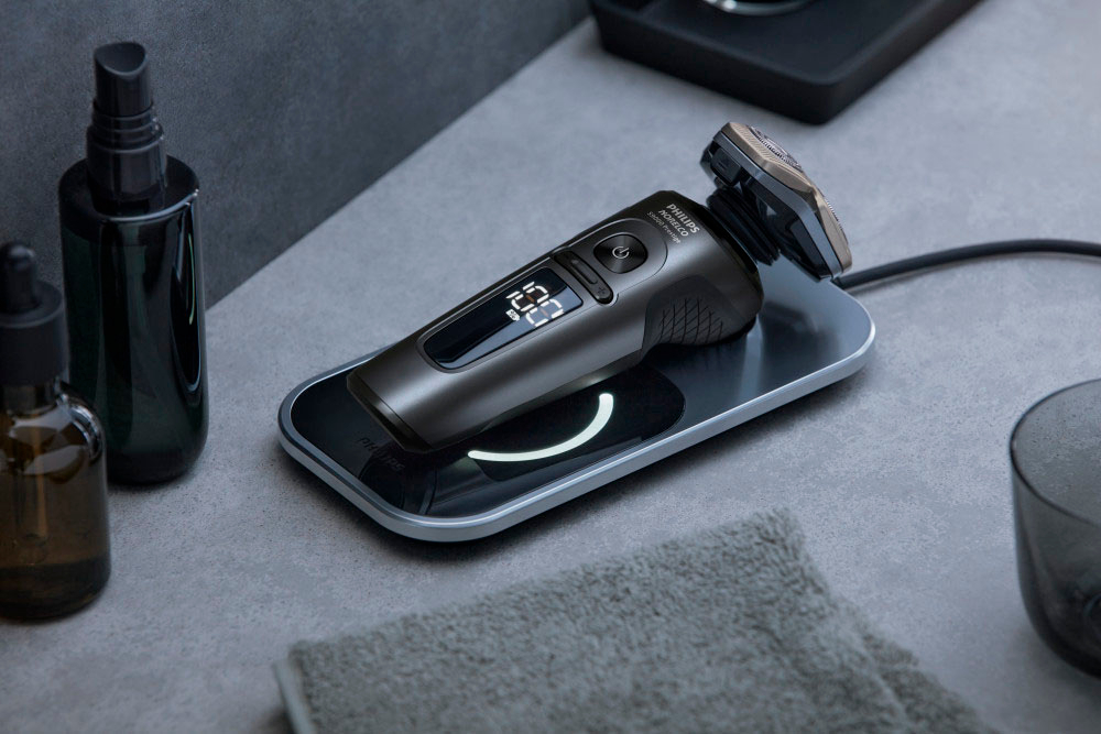 Prestige Qi Norelco SP9872/86 9000 Philips with Black Charging Shaver Buy SP9872/86 - Pad Best