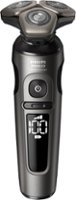 Philips Norelco - 9000 Prestige Shaver with Qi Charging Pad SP9872/86 - Black - Angle_Zoom