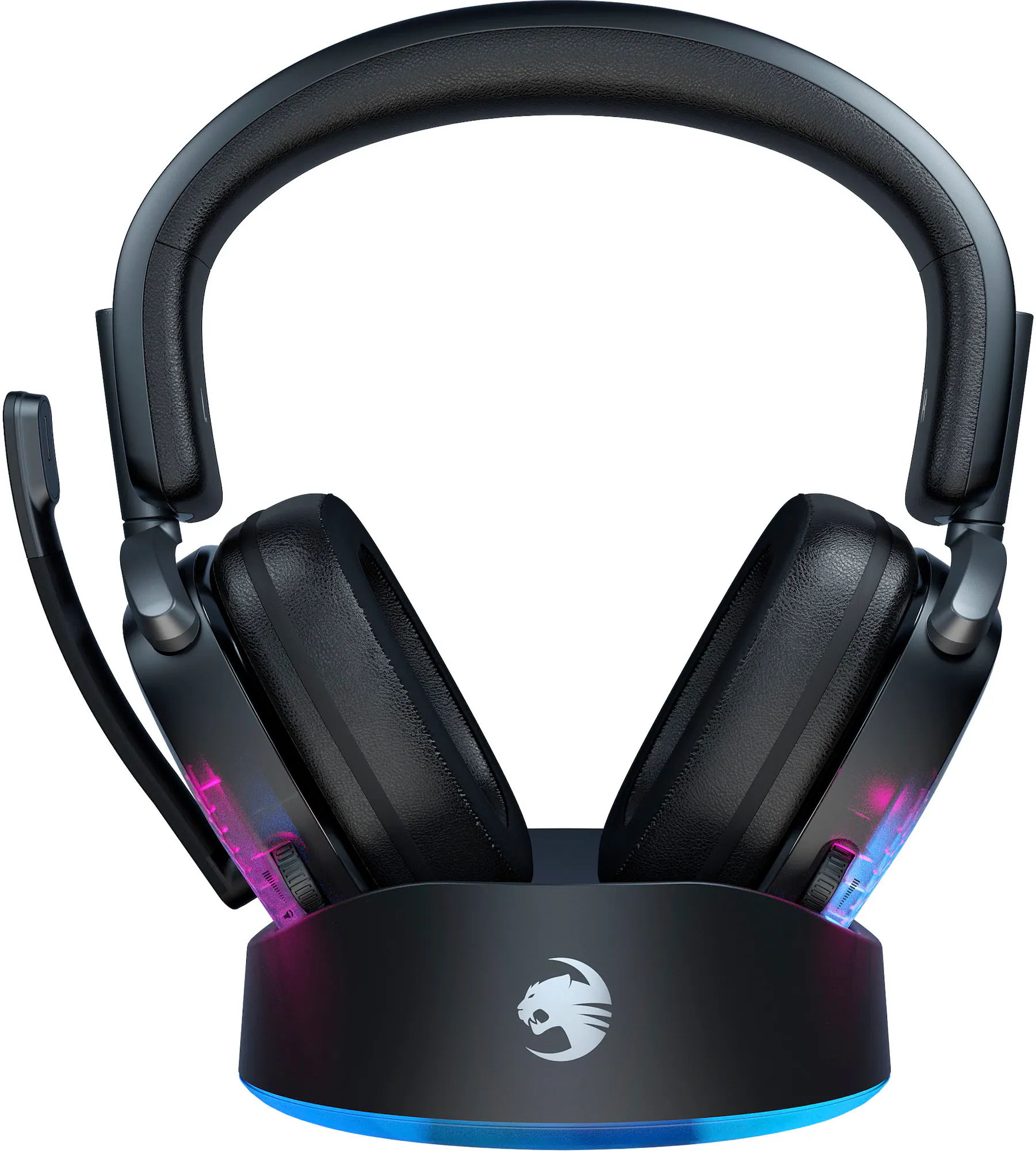 Zoom in on Angle. ROCCAT - SYN Max Air Wireless Gaming Headset for PC - Black.