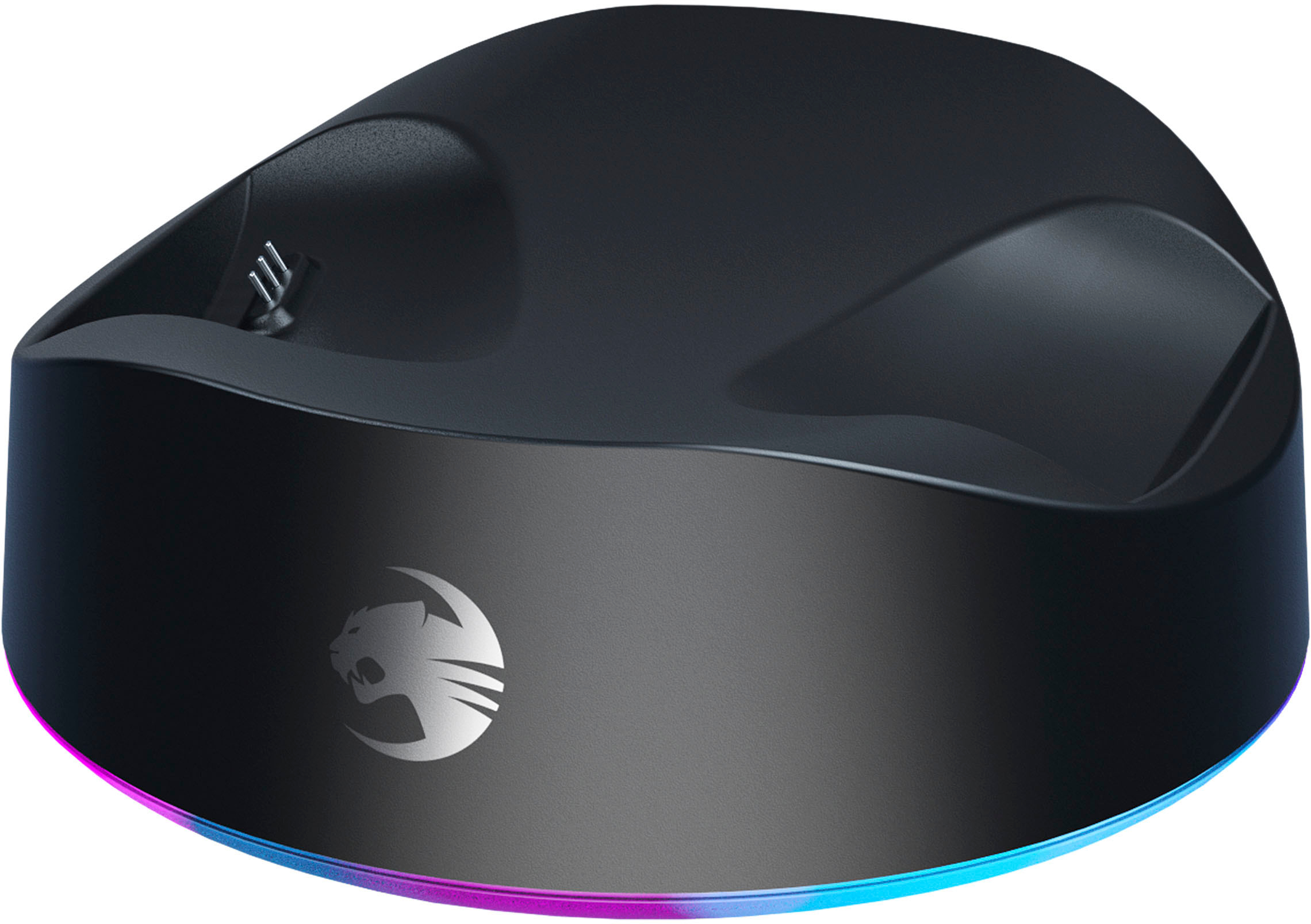  ROCCAT Syn Max Air PC Auriculares inalámbricos para juegos con  audio 3D RGB, conexiones inalámbricas y Bluetooth simultáneas, batería de  16 horas y base de carga, audio 3D inmersivo e iluminación