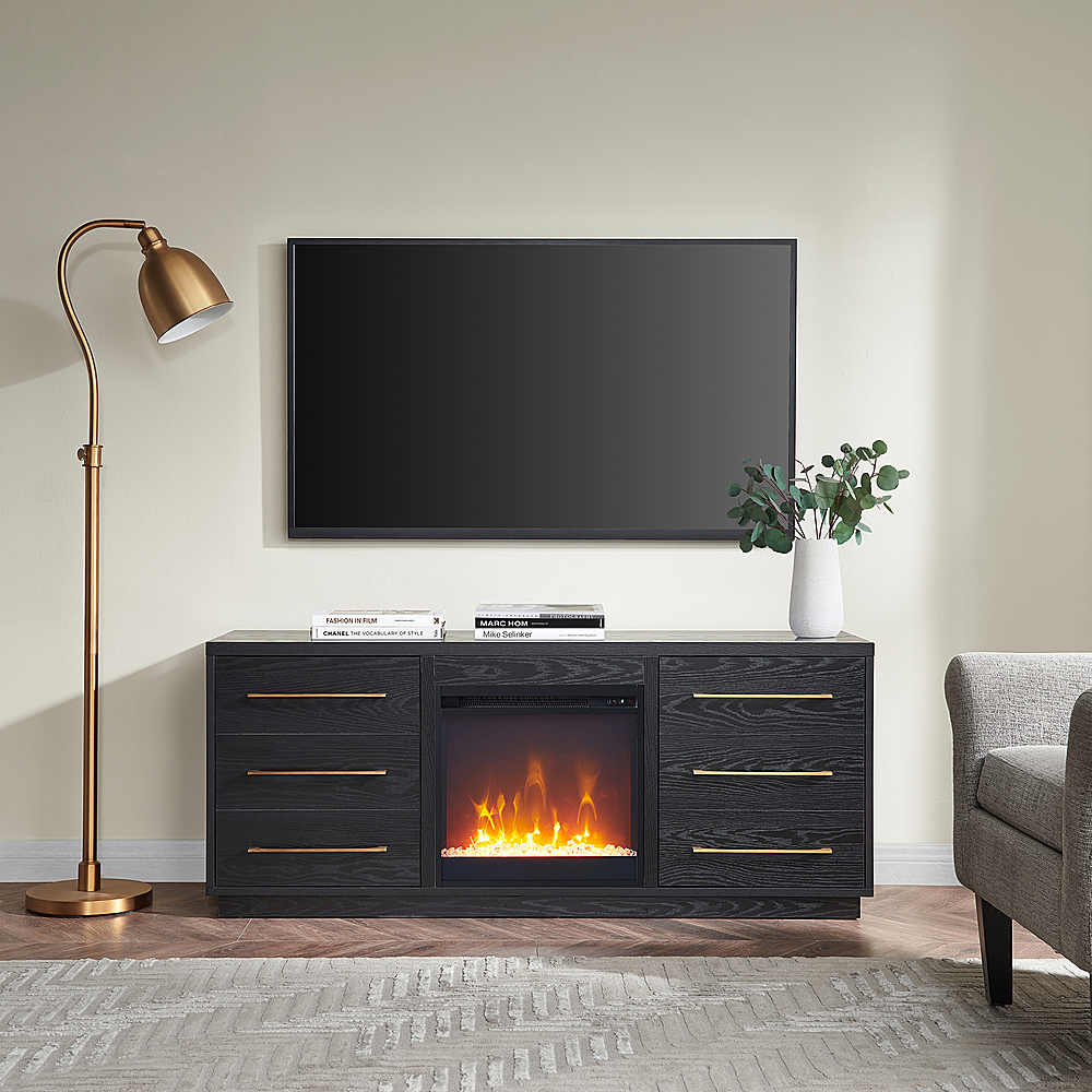 Best Buy: Camden&Wells Greer Crystal Fireplace TV Stand for Most TVs up ...