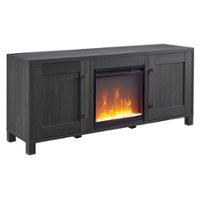Camden&Wells - Chabot Crystal Fireplace TV Stand for TVs up to 65" - Charcoal Gray - Angle_Zoom