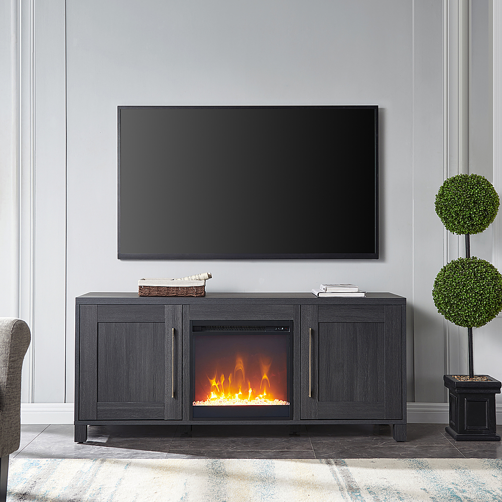 Camden&Wells Chabot Crystal Fireplace TV Stand for TVs up to 65 ...