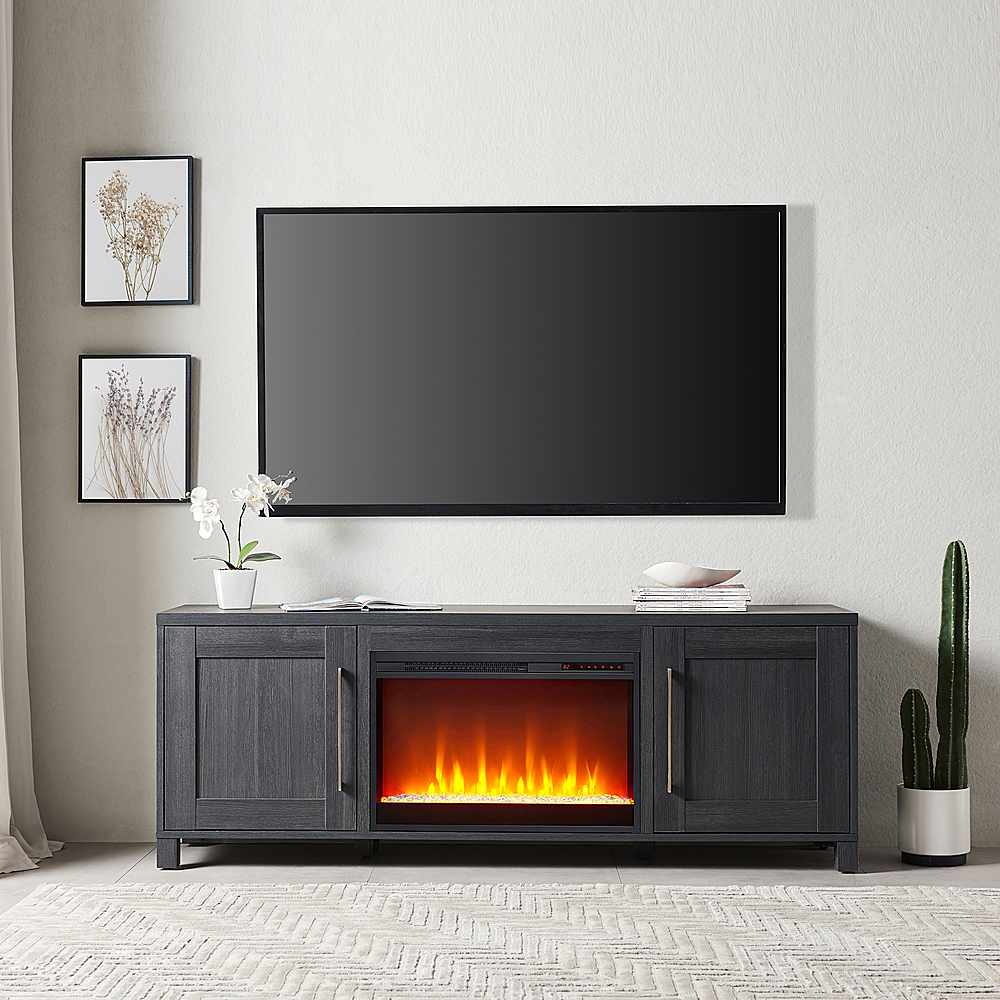 Best Buy: Camden&Wells Chabot Crystal Fireplace TV Stand for TVs up to ...