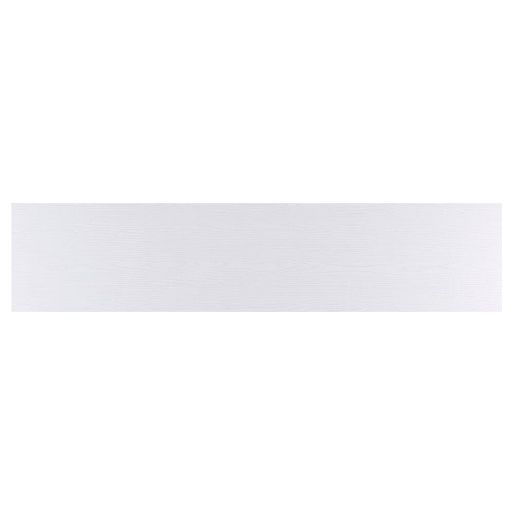 Camden&Wells Quincy Log Fireplace TV Stand for TVs up to 75" White