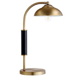 Camden&Wells - Denton Table Lamp - Brass/Matte Black - Front_Zoom