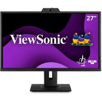 ViewSonic - 27 LCD FHD Monitor (DisplayPort VGA, USB, HDMI) - Black - Front_Zoom