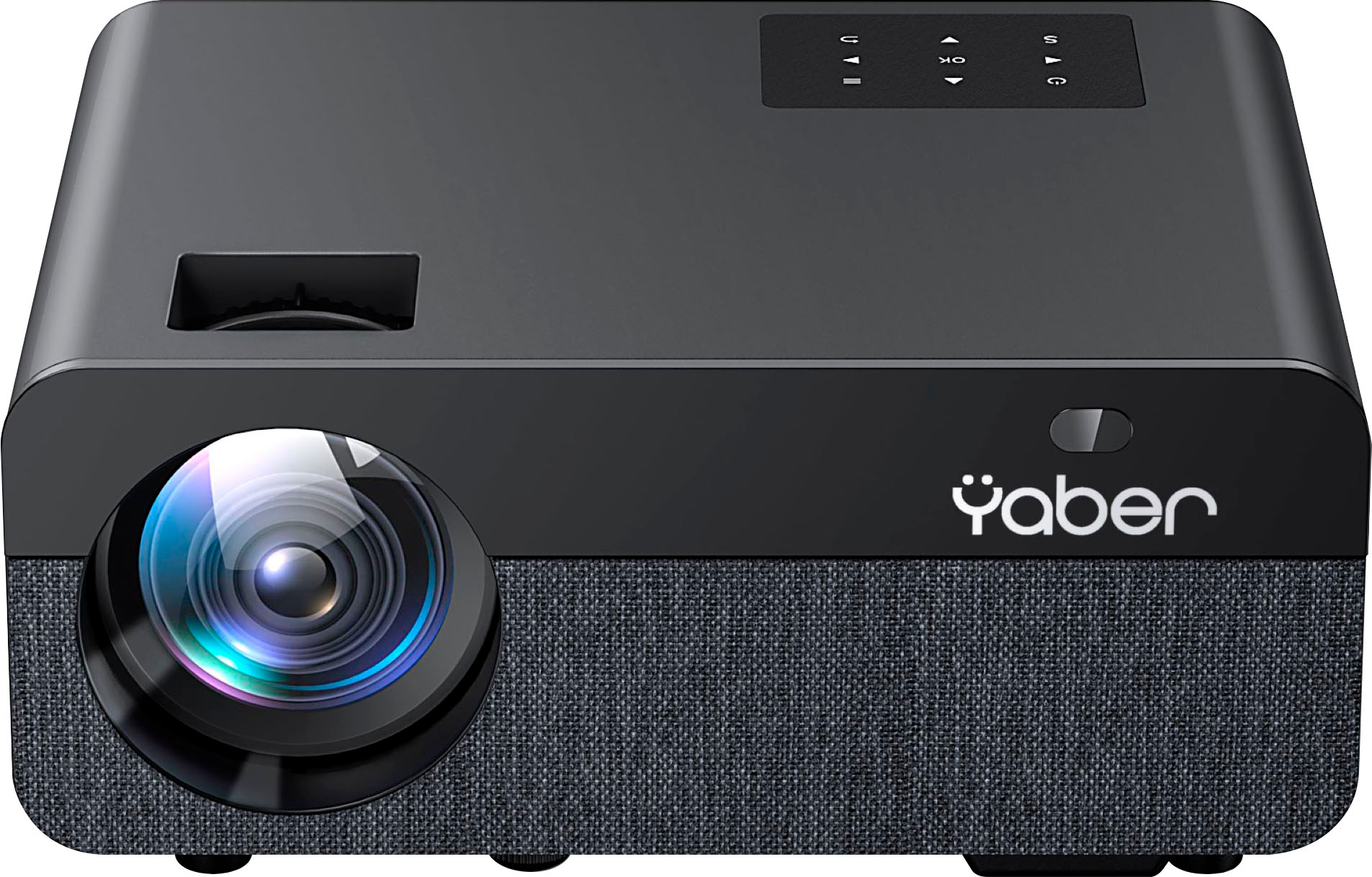 Left View: Yaber - Buffalo Pro U9 1080P Wireless Entertainment Projector with Bonus Screen - Black