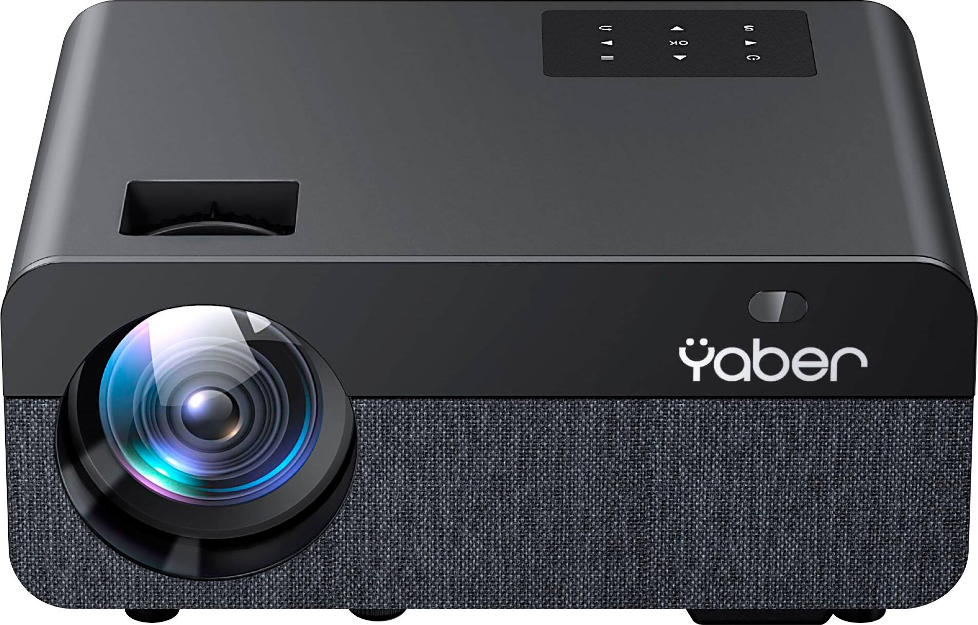 Left. Yaber - Yaber - Buffalo Pro U9 Native 1080P Entertainment LCD Projector - Black.