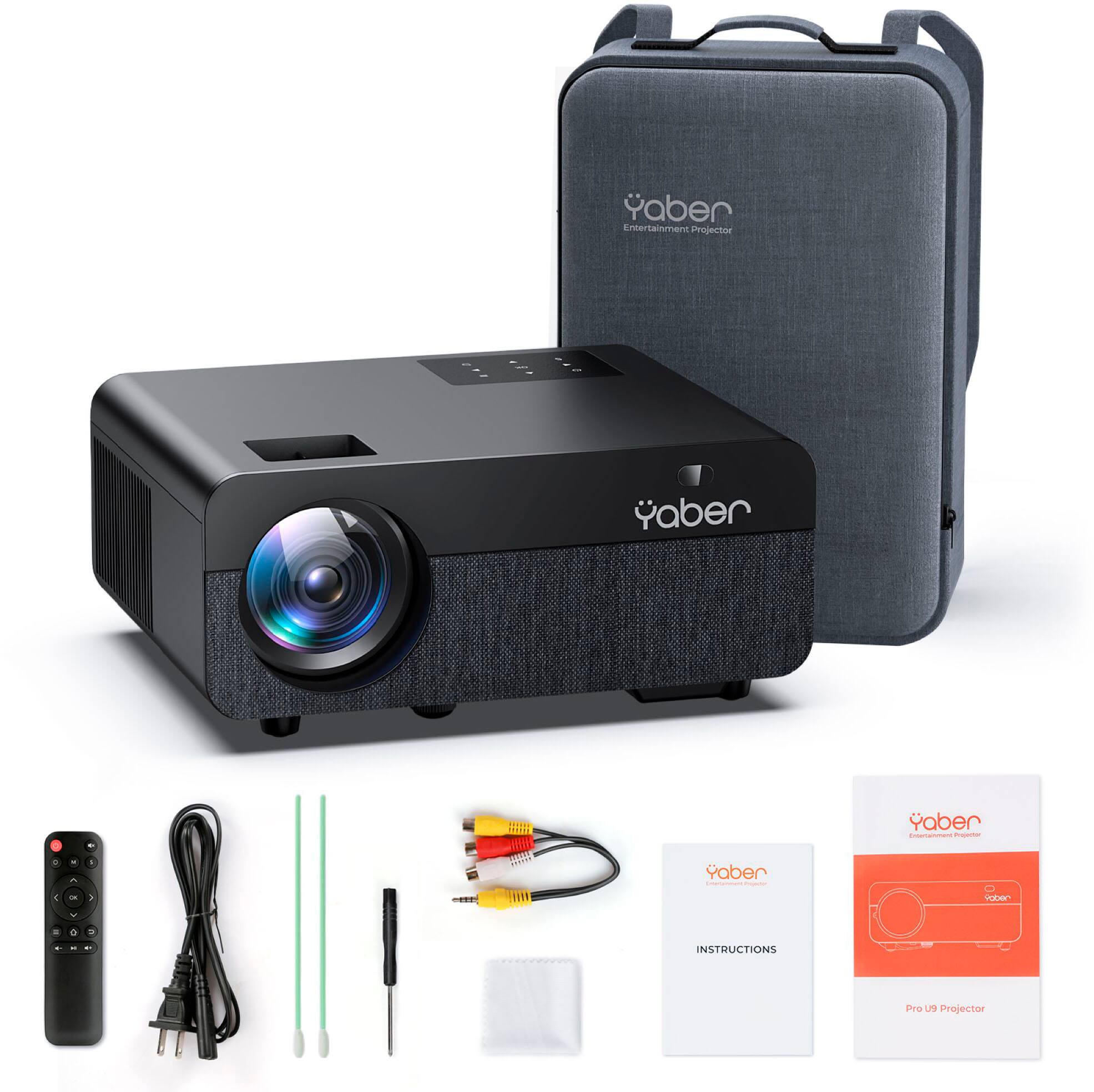 Yaber Entertainment Projector
Yaber Yaber Yaber Yaber
Yaber - - 1 VER - INSTRUCTIONS Projector