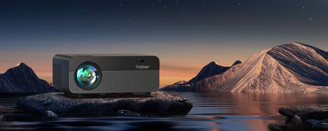 Alt View 28. Yaber - Yaber - Buffalo Pro U9 Native 1080P Entertainment LCD Projector - Black.