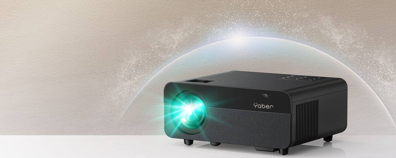 Alt View 29. Yaber - Yaber - Buffalo Pro U9 Native 1080P Entertainment LCD Projector - Black.