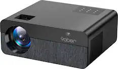 Front. Yaber - Yaber - Buffalo Pro U9 Native 1080P Entertainment LCD Projector - Black.