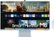 Front Zoom. Samsung - 32" M80B UHD Smart Monitor with Streaming TV and SlimFit Camera Included - Blue.