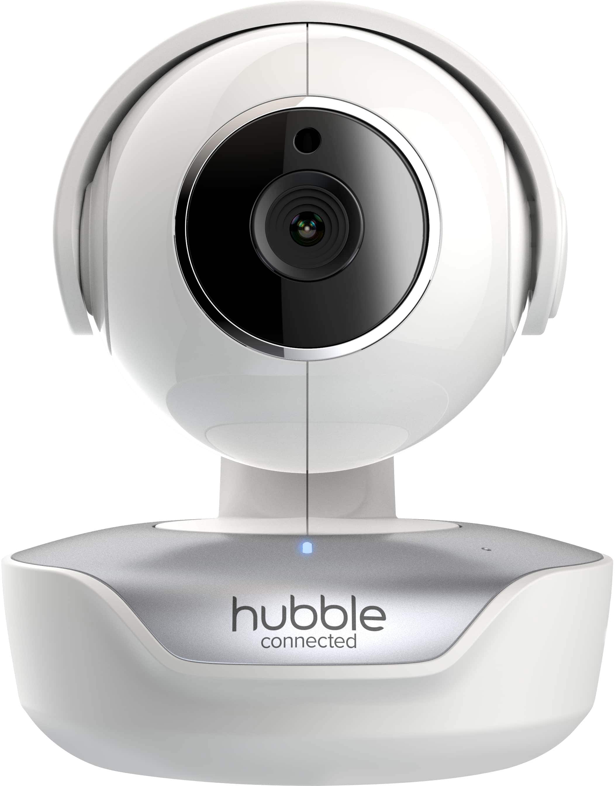 Alt View 14. Hubble Connected - Nursery Pal Premium with Hubble Grip 5" HD Smart Baby Monitor with Pan, Tilt, Zoom and Touch Screen - White.