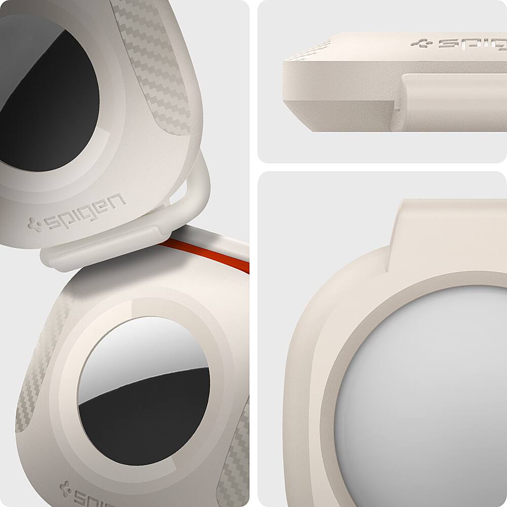 Alt View 21. Spigen - Pet Collar ComforTag for Apple AirTag - Cream.