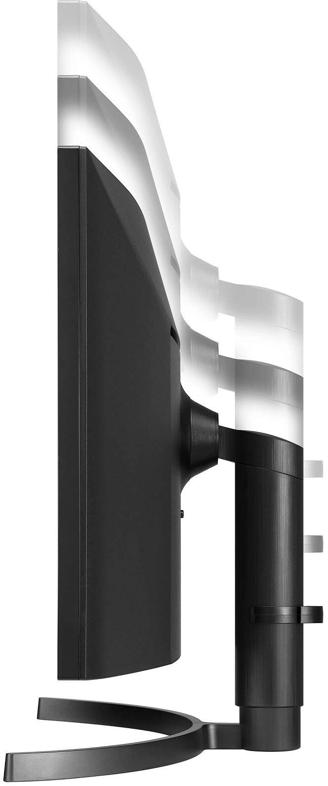 Alt View 11. LG - 35" LED Curved UltraWide QHD 100Hz AMD Freesync Monitor with HDR (HDMI, DisplayPort, USB) - Black.