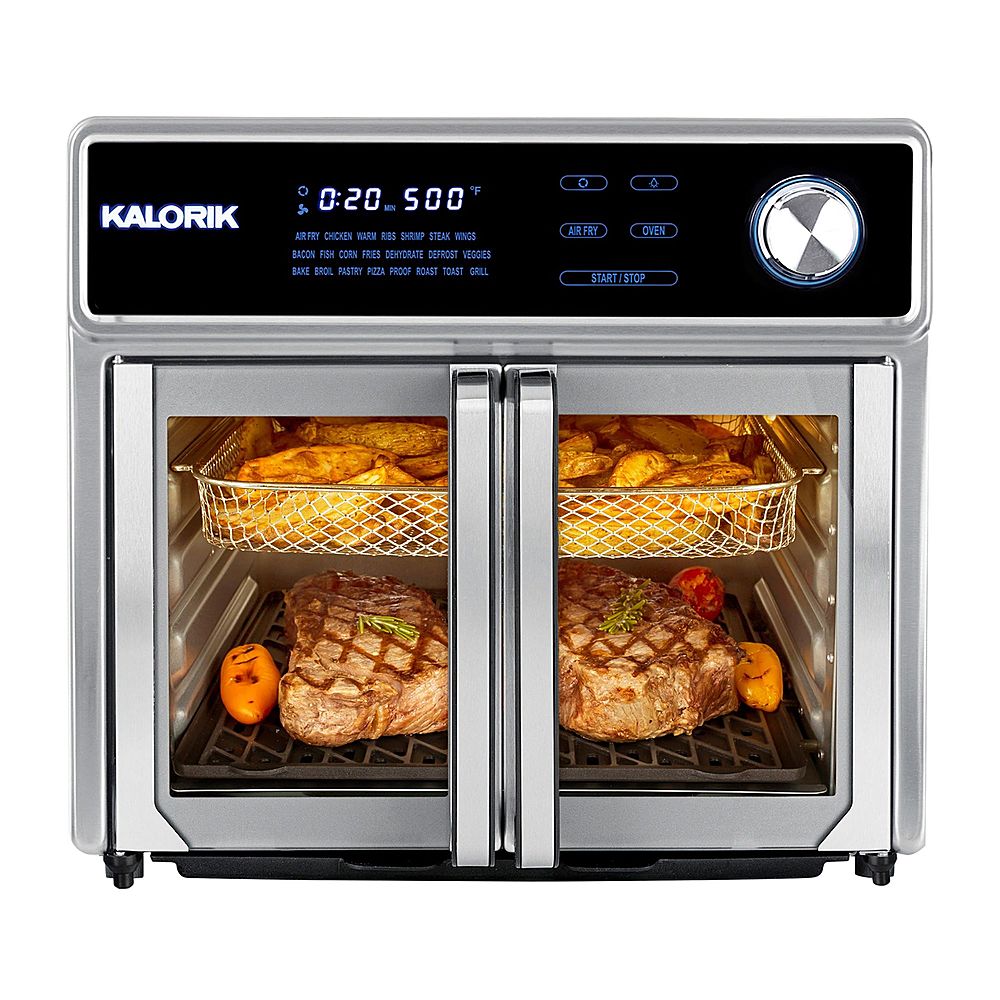 Best Buy: Kalorik MAXX 26 qt Digital Air Fryer Oven and Grill Stainless  Steel AFO 47631 SS2