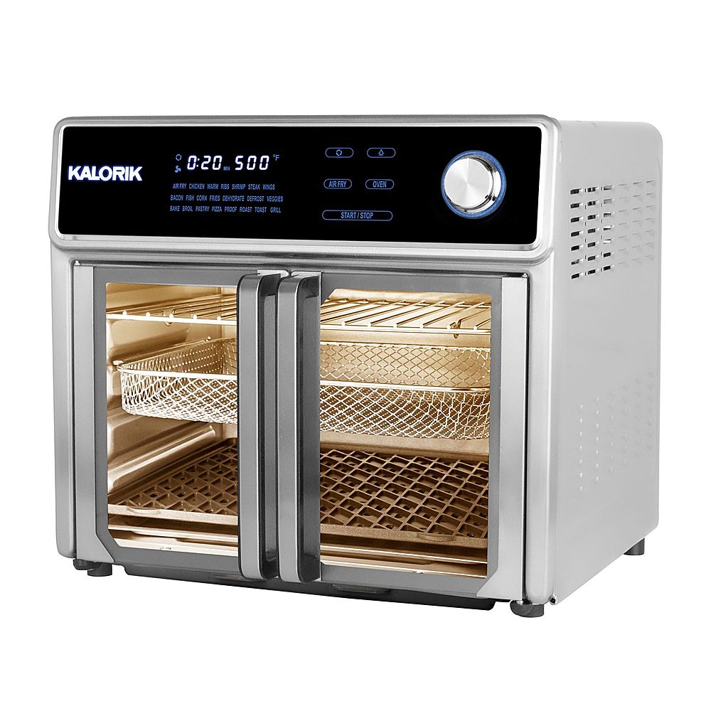 Kalorik AFO46894BKSS 12-Quart Analog Air Fryer Oven In Stainless Metallic