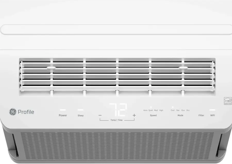 Alt View 25. GE Profile - ClearView 250 Sq. Ft. 6,100 BTU Smart Ultra Quiet Window Air Conditioner - White.