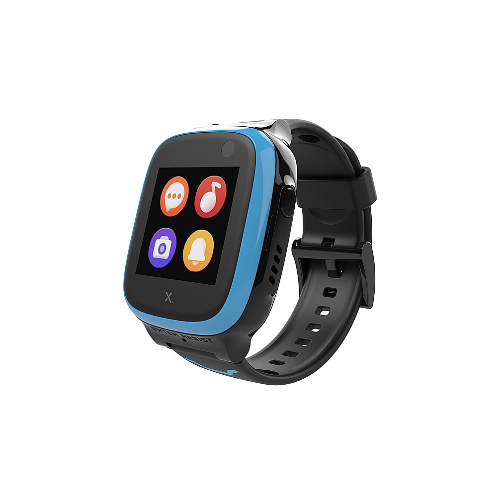 Angle View: Xplora - X5 Play 45mm Smart Watch Cell Phone with GPS - Blue