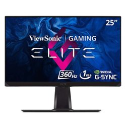 ViewSonic - ELITE XG251G 24.5" IPS LCD FHD G-SYNC Gaming Monitor with HDR (DisplayPort USB, HDMI) - Black - Front_Zoom