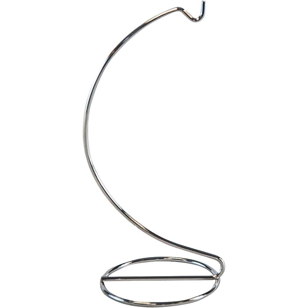 Front. PARKER SLATER - Decorative Ornament Display Stand, Tabletop Holder - Silver.