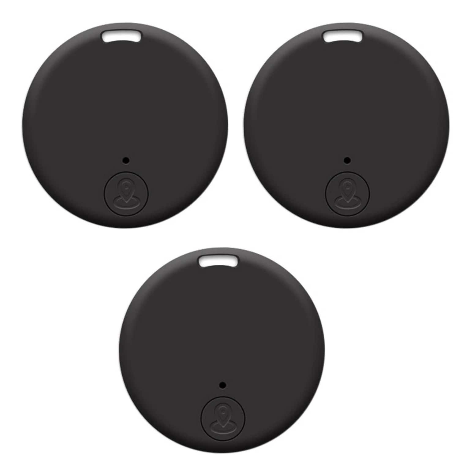 Stock Preferred - 3Pcs Bluetooth Mini GPS Location Tracker - Black