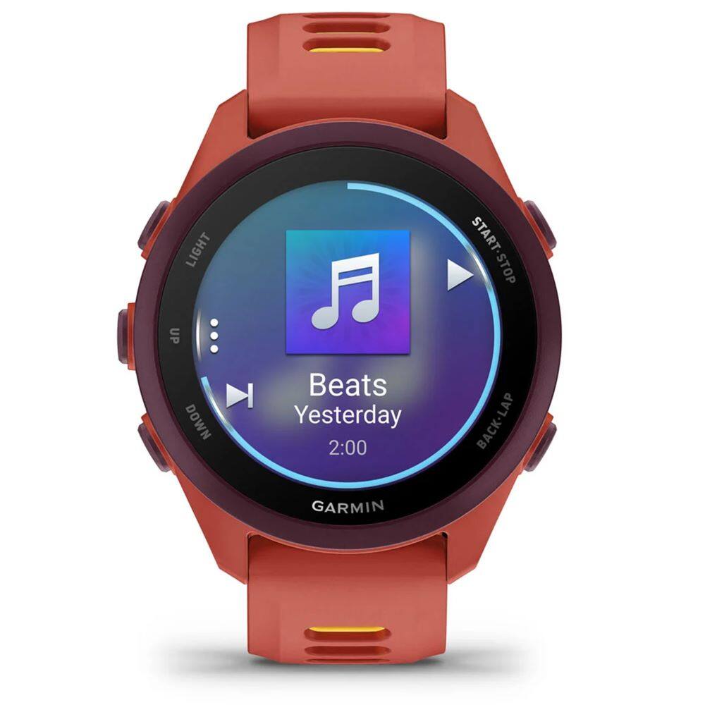 LIGHT UP START-STOP START STOP DOWN Beats Yesterday 2:00 LAP BACK GARMIN