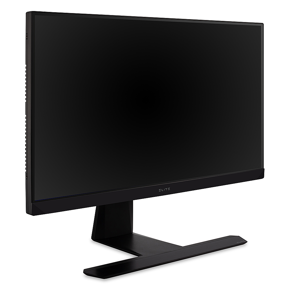 Left View: ViewSonic - Elite 24.5 LCD FHD Monitor with HDR (DisplayPort USB, HDMI) - Black